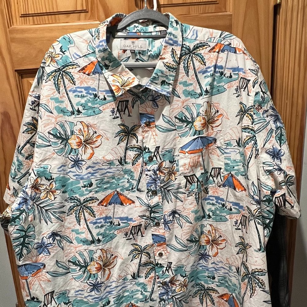 Oak Hill Tropical Shirt 4XL